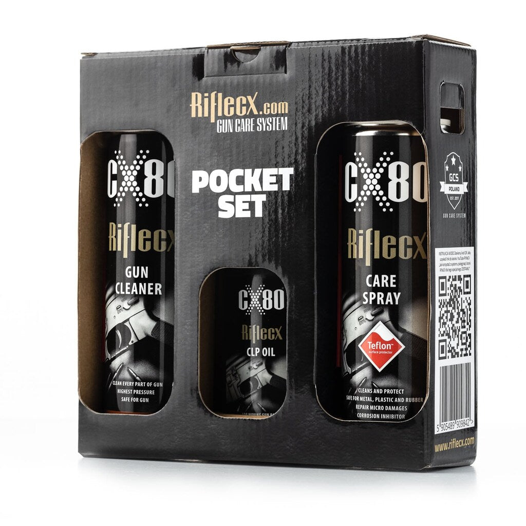 Zestaw do konserwacji broni RifleCX CX80 Pocket Set