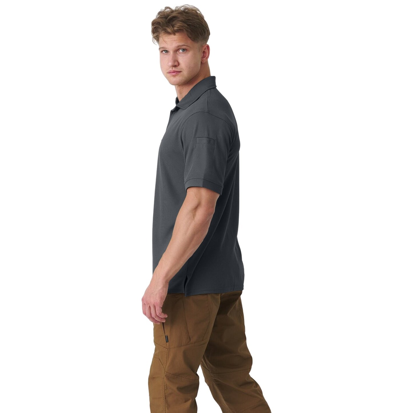 Koszulka termoaktywna Polo Helikon UTL TopCool Lite - Shadow Grey