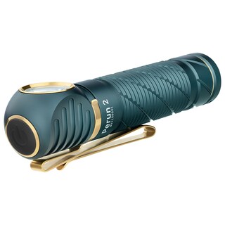 Latarka czołowa i kątowa Olight Perun 2 Cool White Kit Dream Blue z opaską - 2500 lumenów