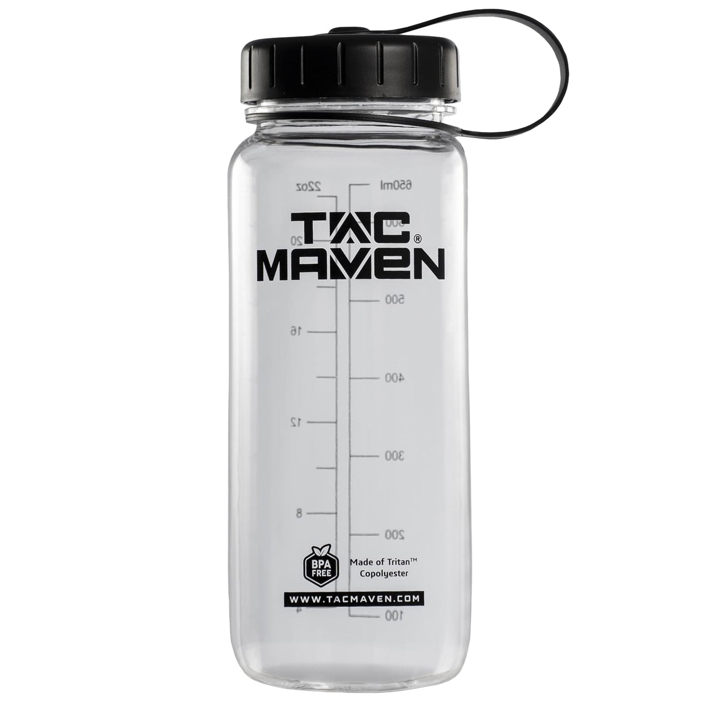 Butelka turystyczna Pentagon Tac Maven 650 ml - Przezroczysta