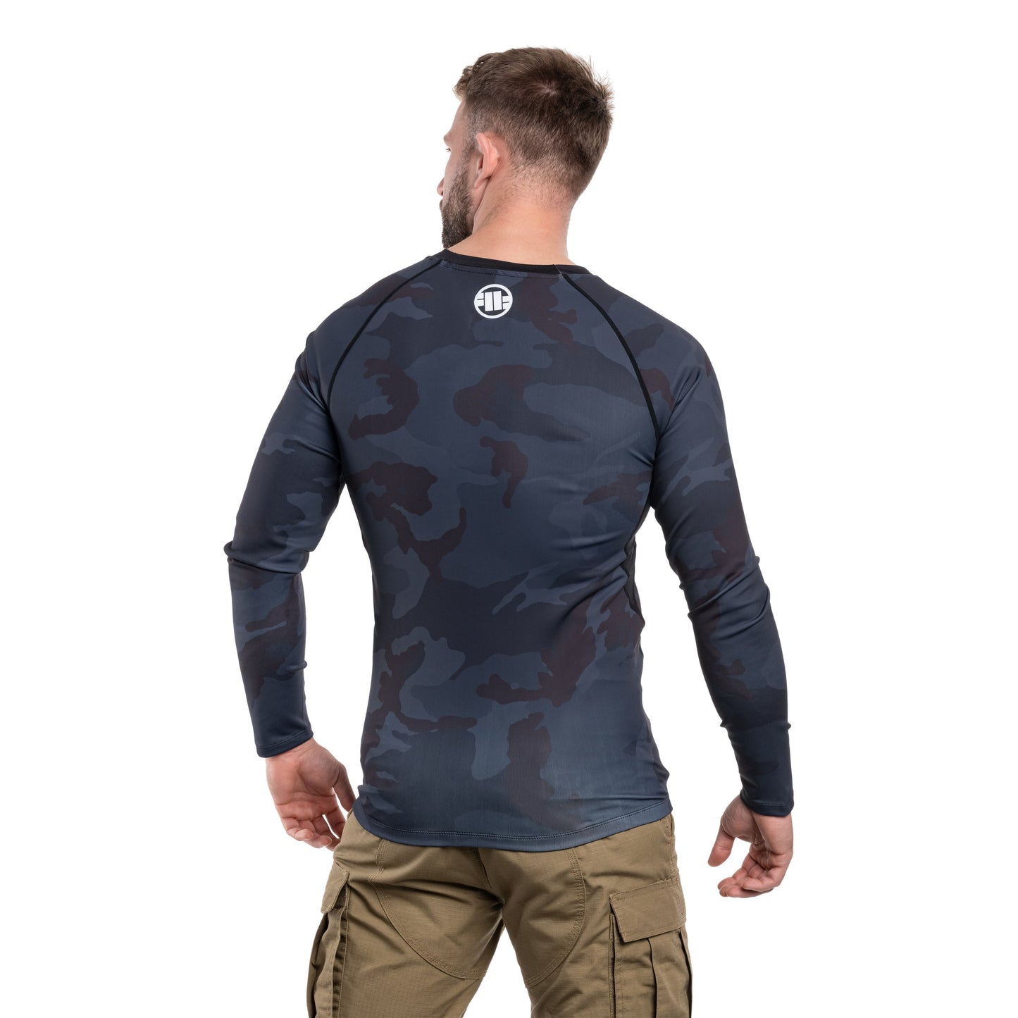 Koszulka termoaktywna Pitbull LongSleeve Rashguard ADCC - Camo