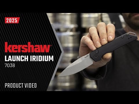 Nóż sprężynowy Kershaw Launch Iridium - Black