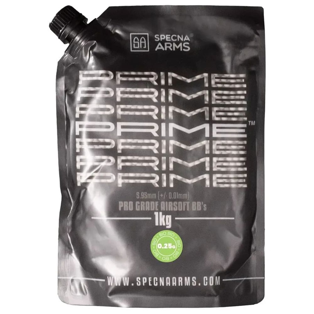 Kulki ASG Specna Arms Prime Bio 0,25 g 1 kg - White