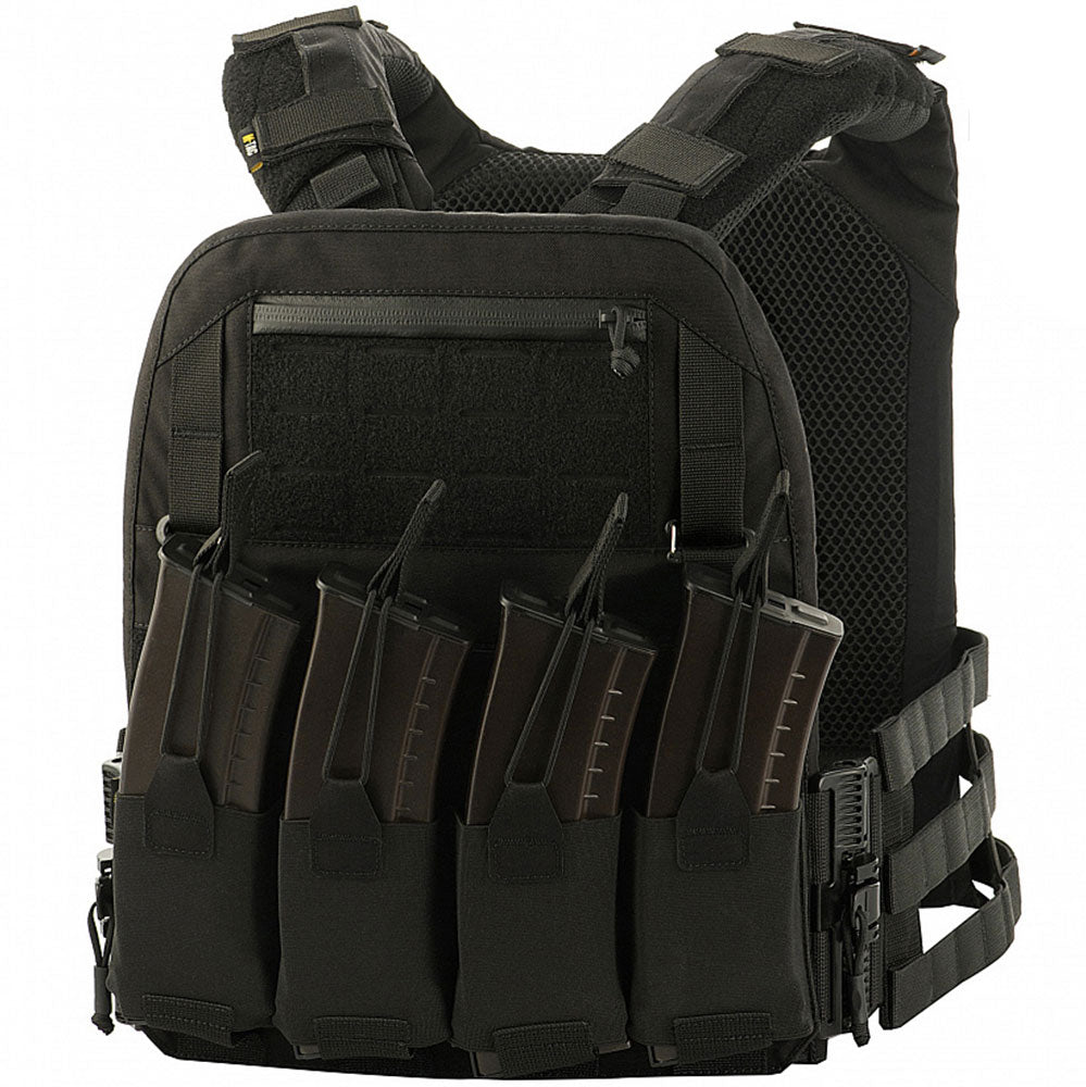 Kamizelka taktyczna typu Plate Carrier M-Tac Cuirass QRS Black - na płyty rozmiar L/XL