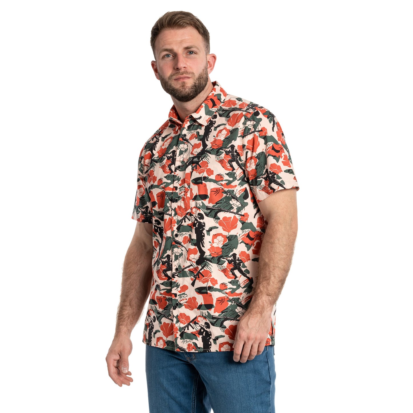 Koszula Helikon Tactical Hawaiian Short Sleeve - Cassino
