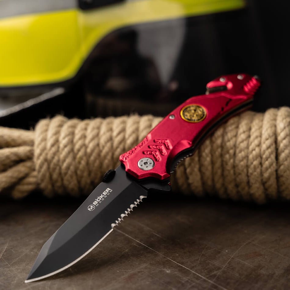 Nóż składany ratowniczy Boker Magnum Fire Fighter