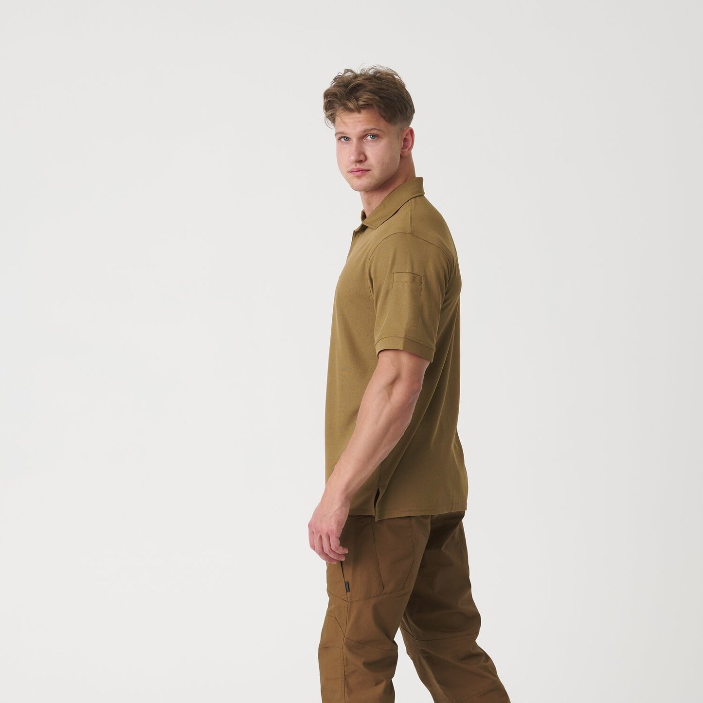 Koszulka termoaktywna Polo Helikon UTL TopCool - Coyote
