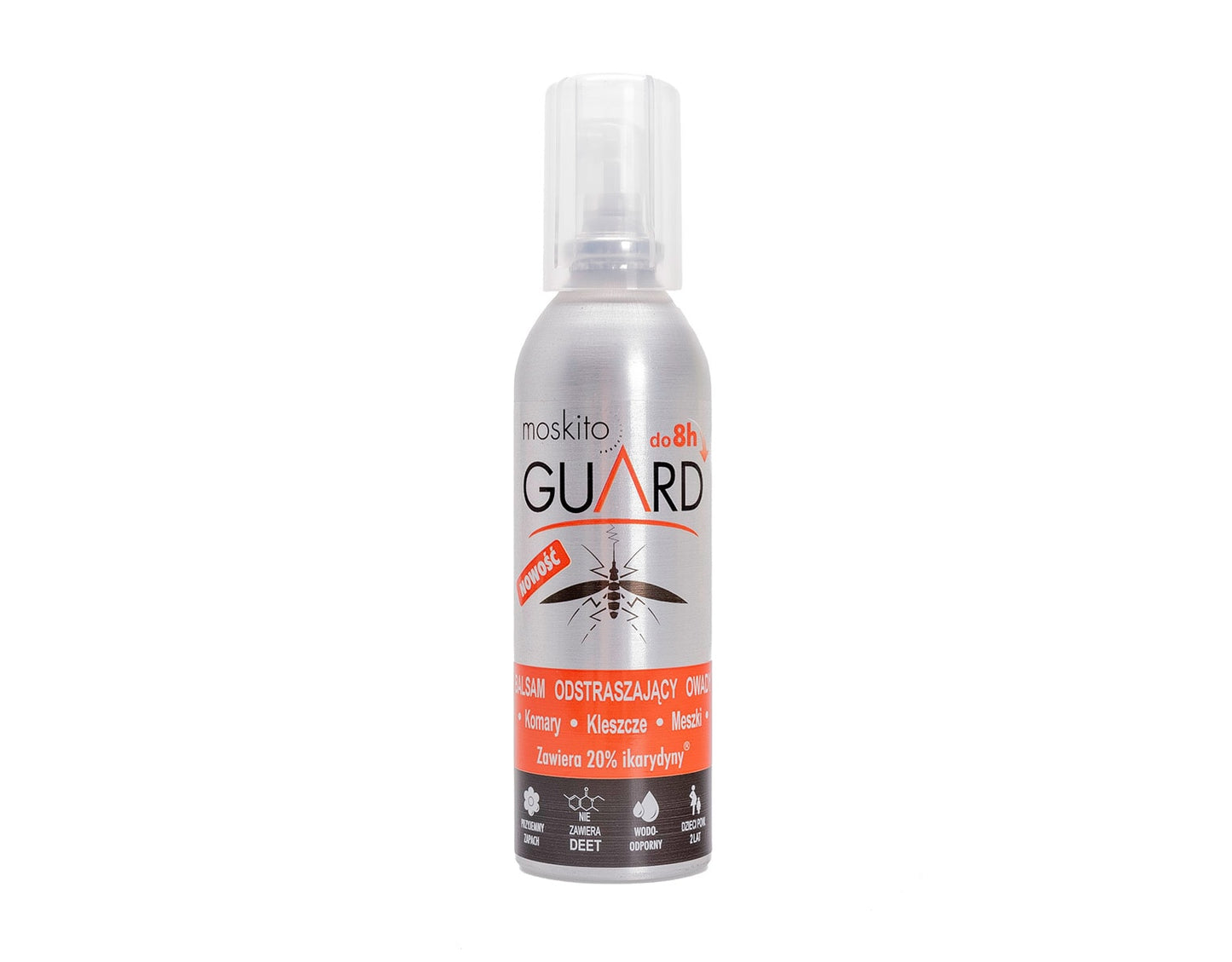 Repelent na komary, kleszcze i meszki Moskito Guard Ikarydyna 20% - balsam 75 ml