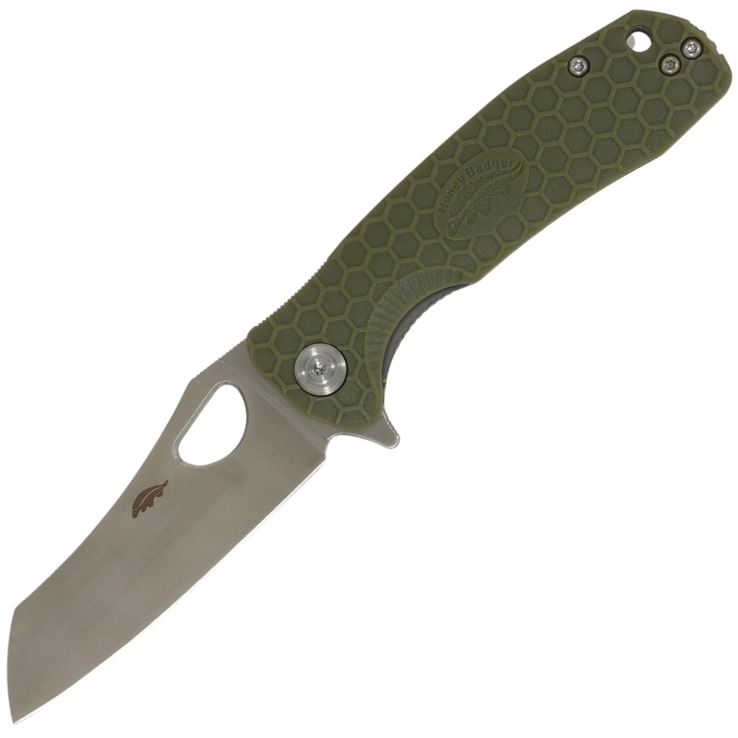 Nóż składany Honey Badger Wharncleaver D2 Medium - Green