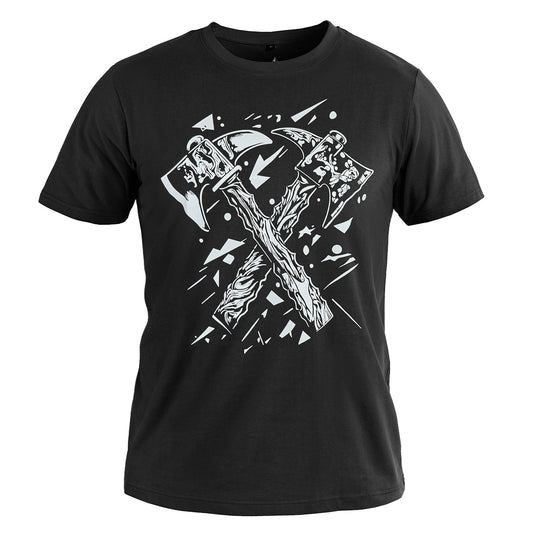 Koszulka T-shirt Voyovnik Toporki Black/White - Czarna