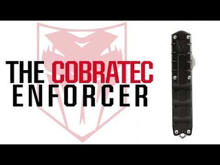 Nóż sprężynowy CobraTec OTF Enforcer Large Dagger - Grey