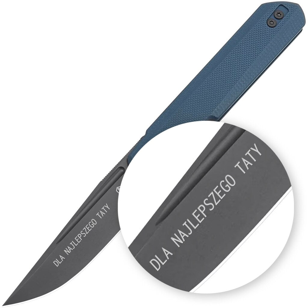 Nóż składany Bestechman Mini Dundee - Grey/Black DLC