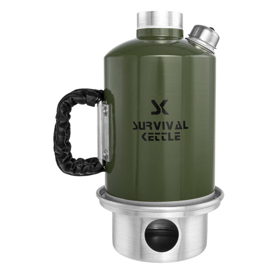 Czajnik turystyczny Survival Kettle 1,2 l - Green