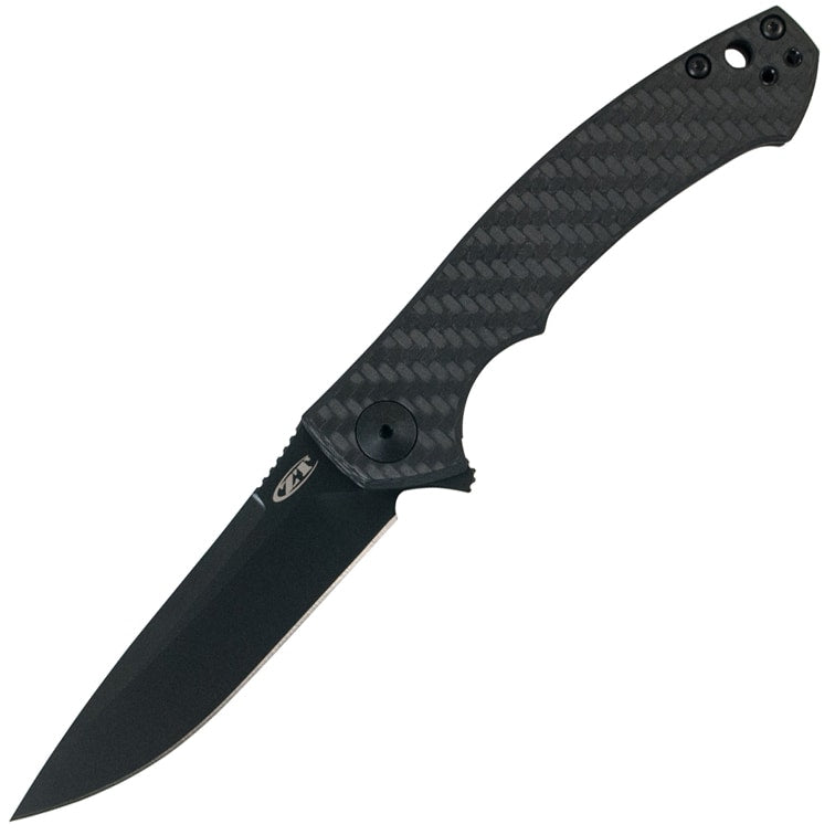 Nóż składany Zero Tolerance KVT Black Carbon Fiber 0450CF