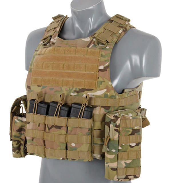Kamizelka taktyczna 8Fields AAV FSBE V2 - Arid MC Camo