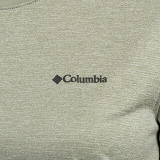 Koszulka T-shirt damska Columbia Bluevista Hill Short Sleeve Crew - Safari Heather