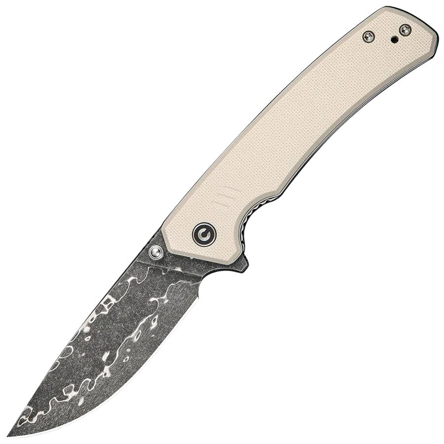 Nóż składany Civivi Merit - Damascus/Ivory G10