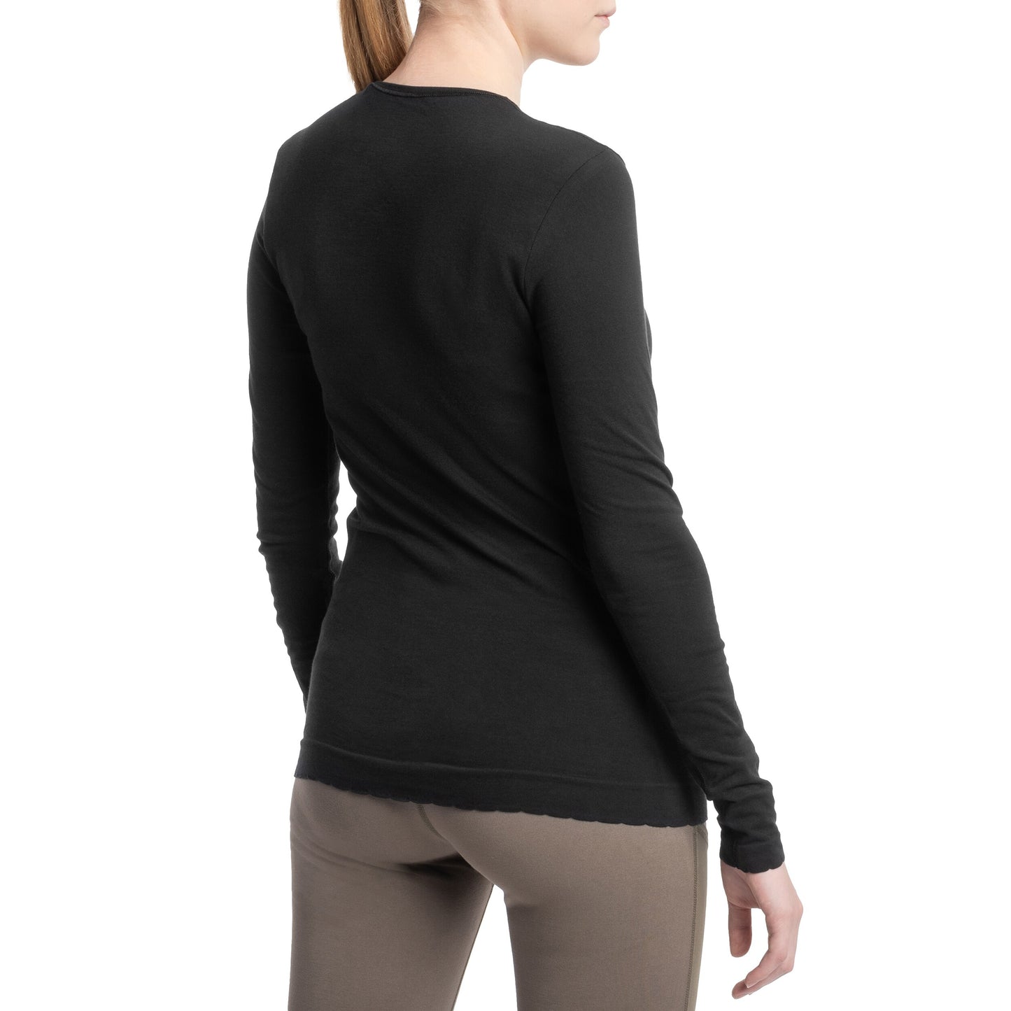 Koszulka damska Brubeck Comfort Cotton - Czarna