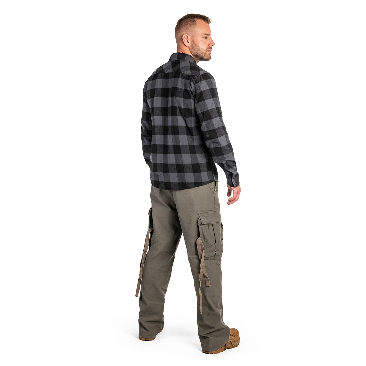 Koszula Brandit Check Shirt - Black/Grey