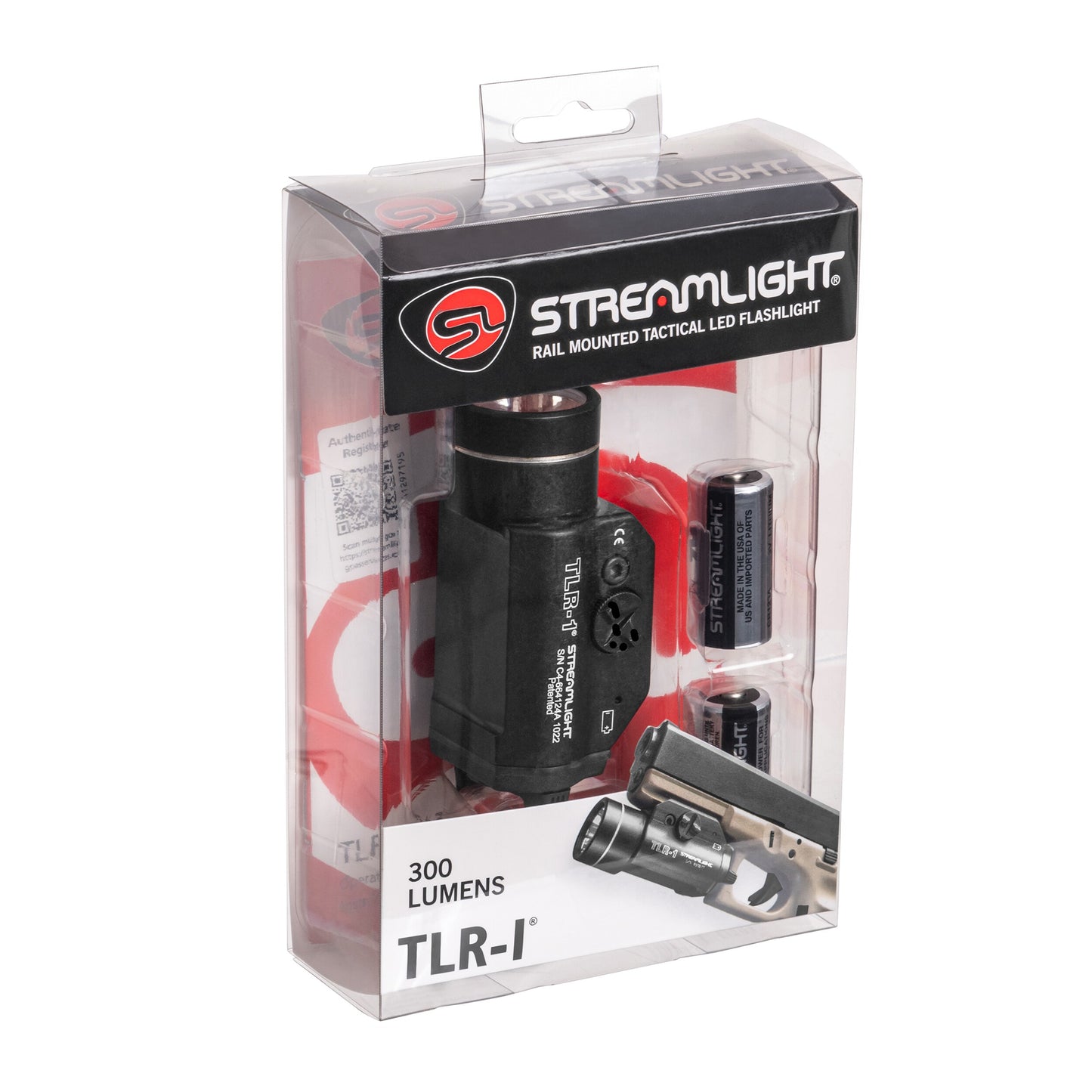 Latarka na broń Streamlight TLR-1 Black - 300 lumenów