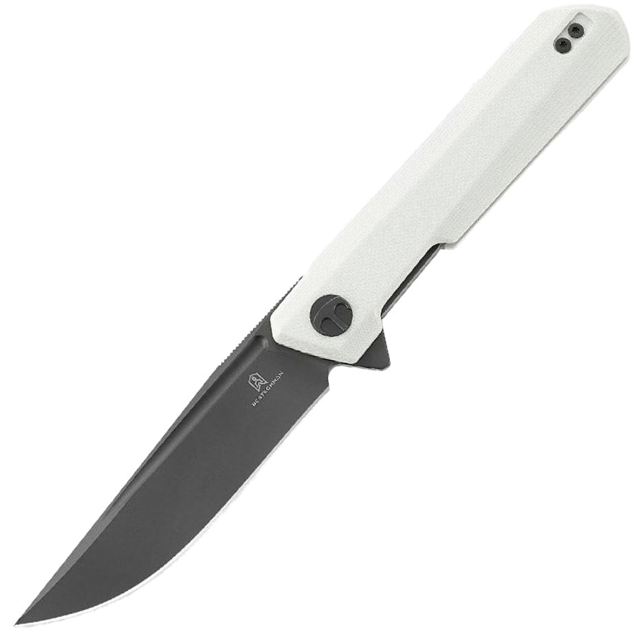 Nóż składany Bestechman Dundee Black Blade - White