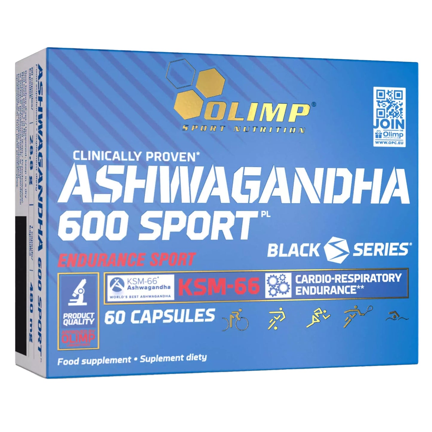 Ashwagandha Olimp Sport Nutrition 600 Sport 60 kapsułek - suplement diety