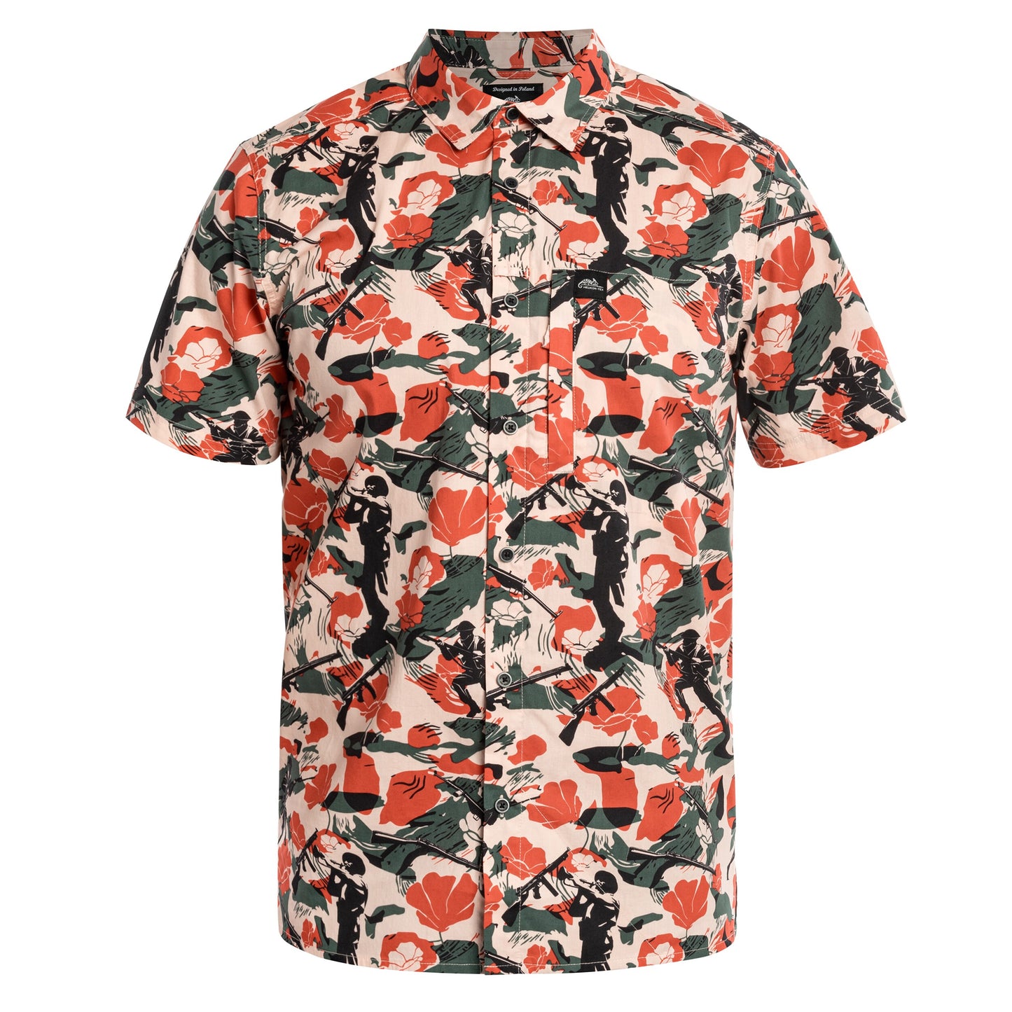 Koszula Helikon Tactical Hawaiian Short Sleeve - Cassino