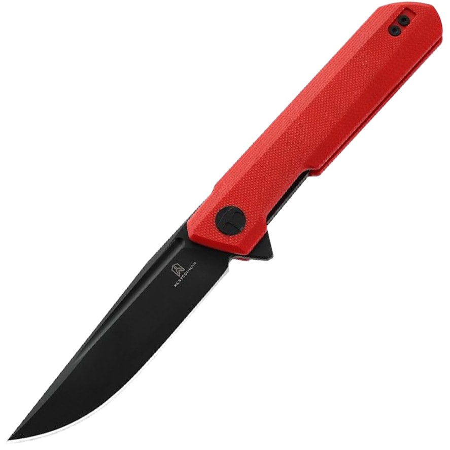 Nóż składany Bestechman Dundee Black Blade - Red