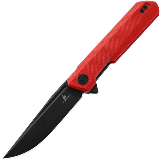 Nóż składany Bestechman Dundee Black Blade - Red
