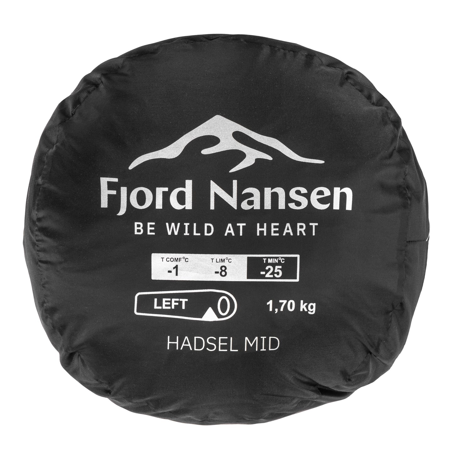 Śpiwór Fjord Nansen Hadsel MID Olive Drab 1700 g - lewy