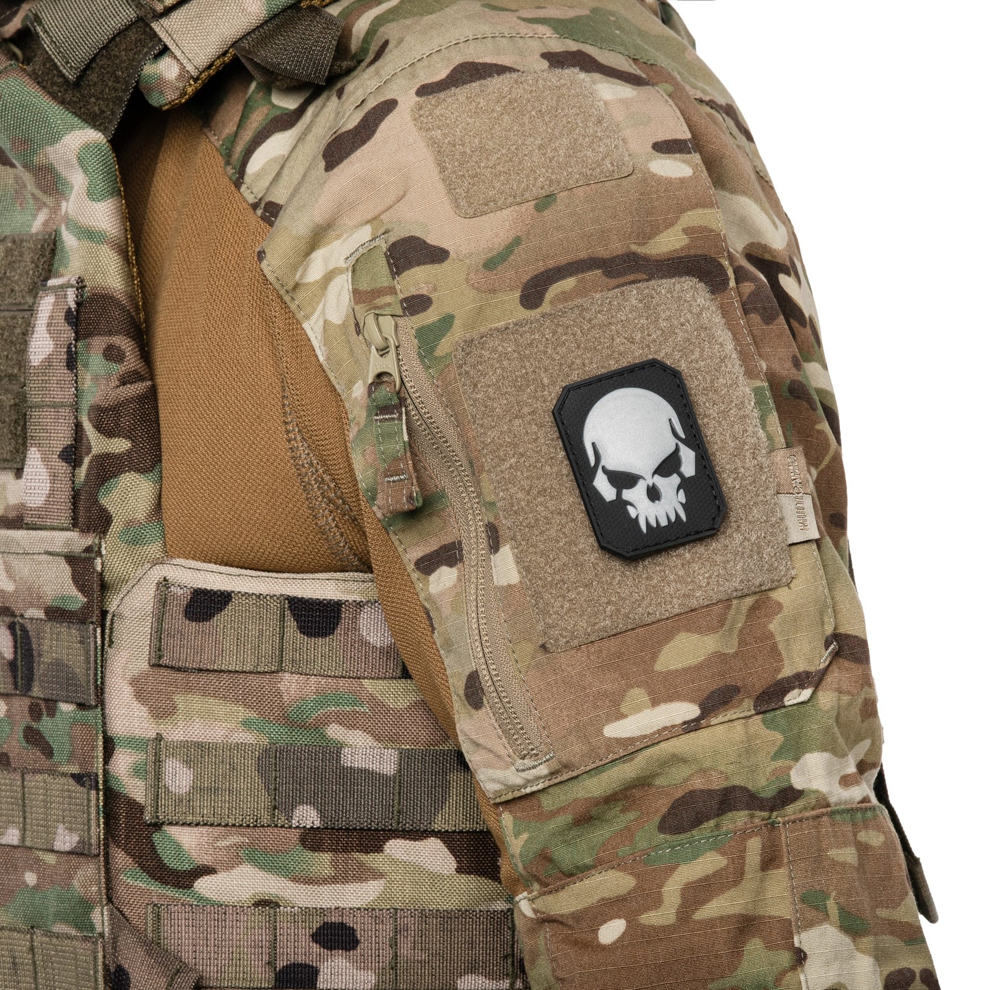 Naszywka Mil-Tec 3D Skull SM - Black