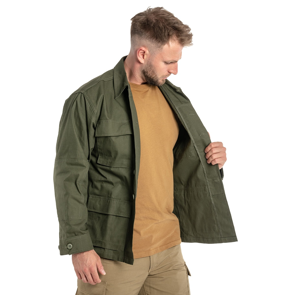 Bluza wojskowa Mil-Tec Teesar BDU Rip-Stop - Olive