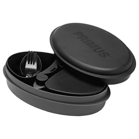 Zestaw naczyń turystycznych Primus Meal Set 8 elementów - Black