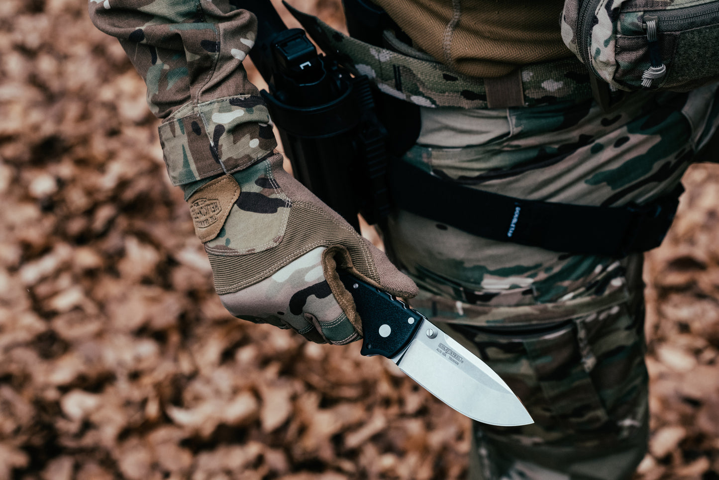 Rękawice Helikon Range Tactical - MultiCam/Coyote