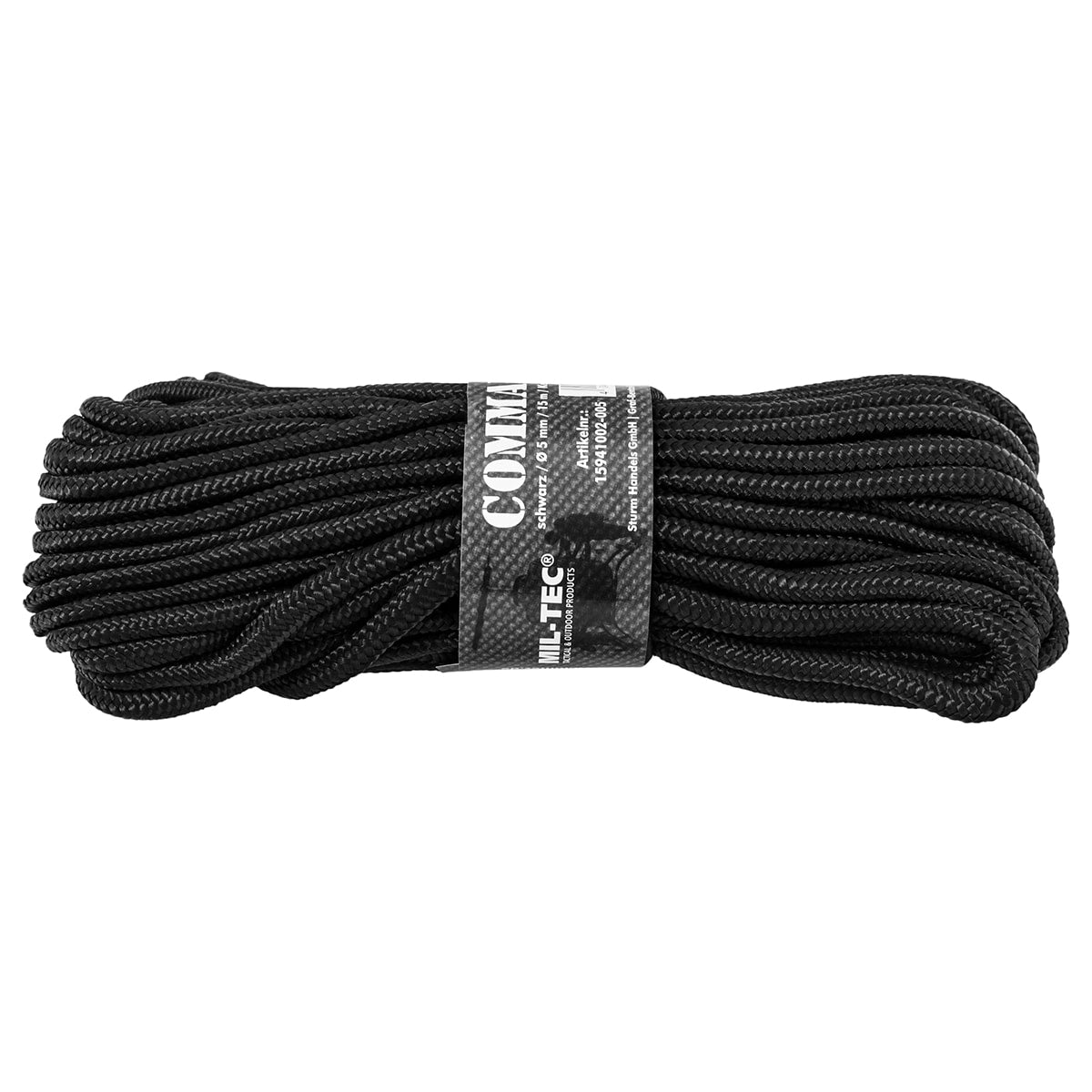 Linka Mil-Tec 9 mm x 15 m - Black