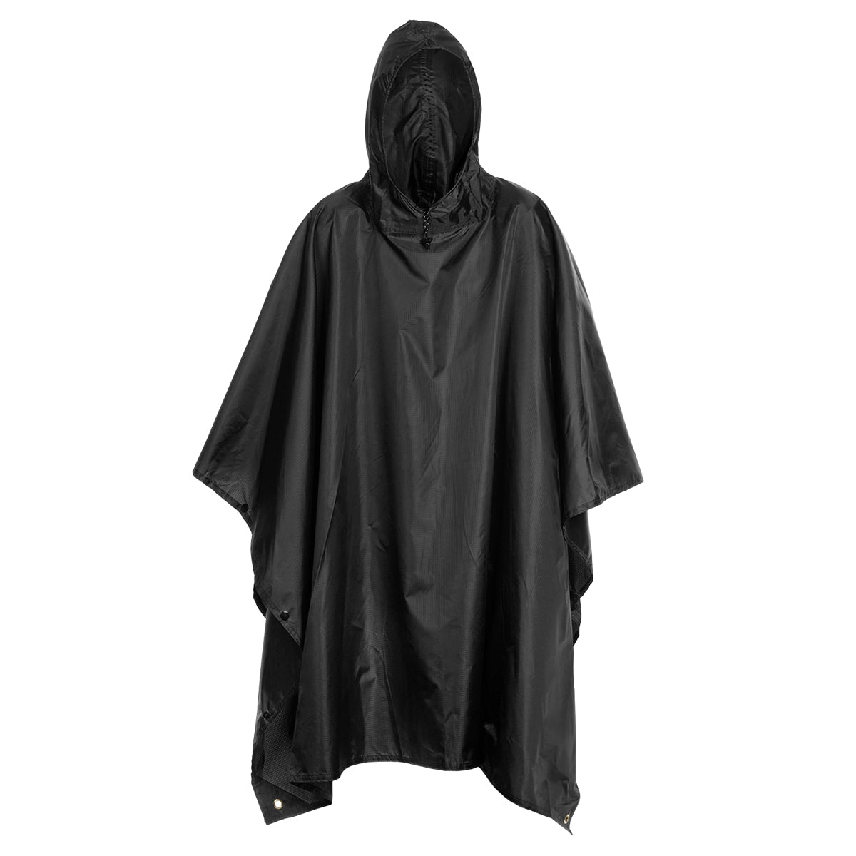 Ponczo Badger Outdoor Rain Poncho Ripstop - Black