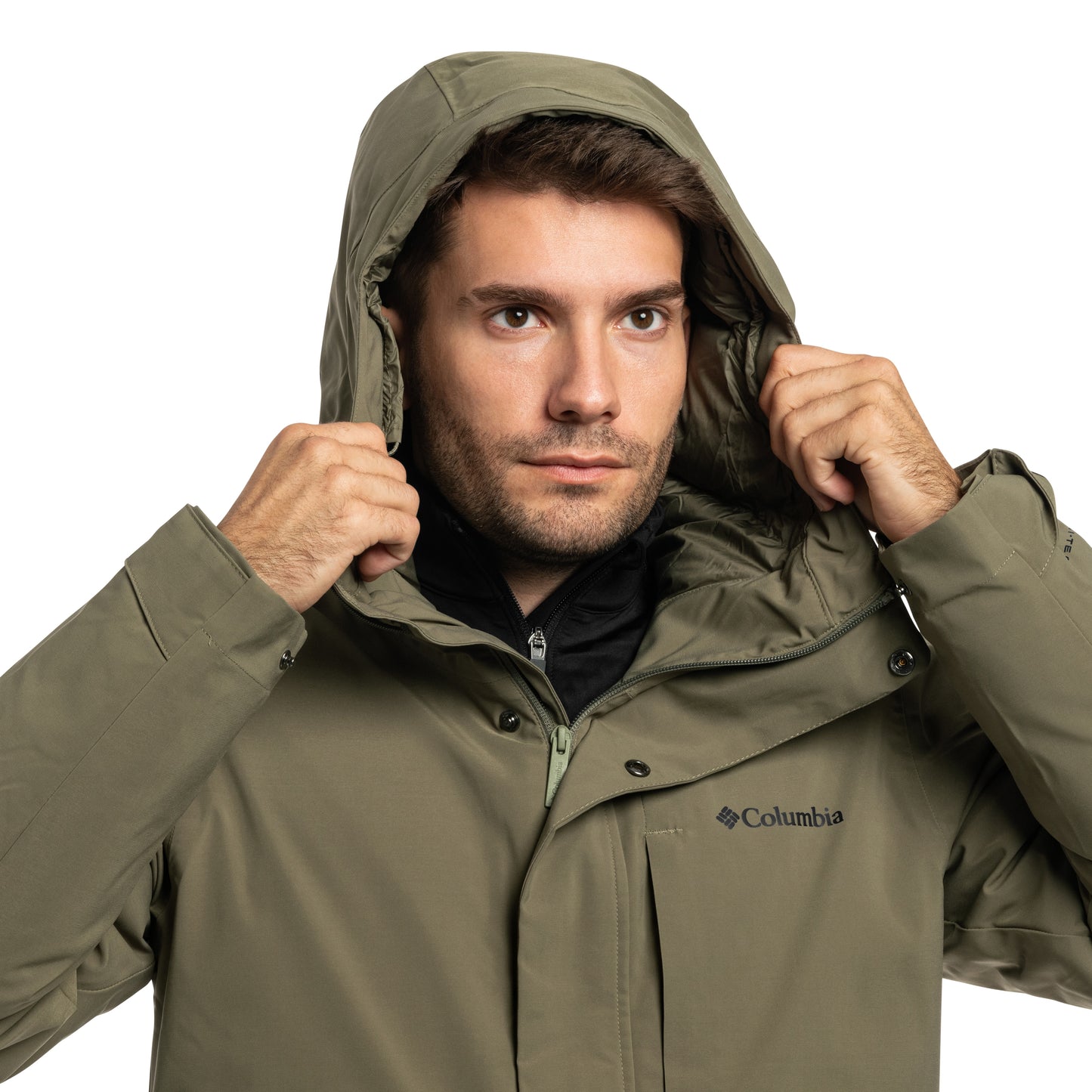 Kurtka Columbia Street Heights Waterproof Down Parka - Stone Green