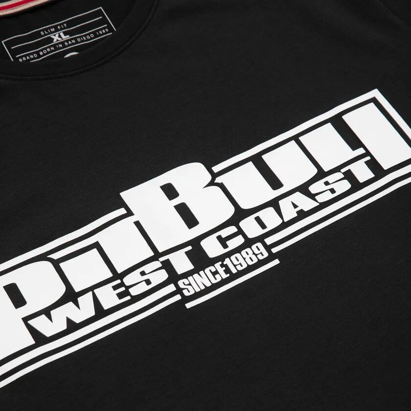 Koszulka T-shirt Pitbull Slim Fit Classic Boxing - Black
