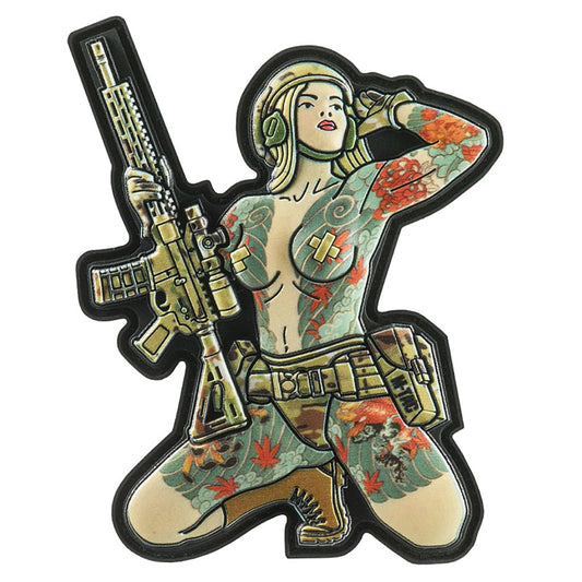 Naszywka M-Tac Tactical Girl No.1 Yakuza PVC - MultiCam