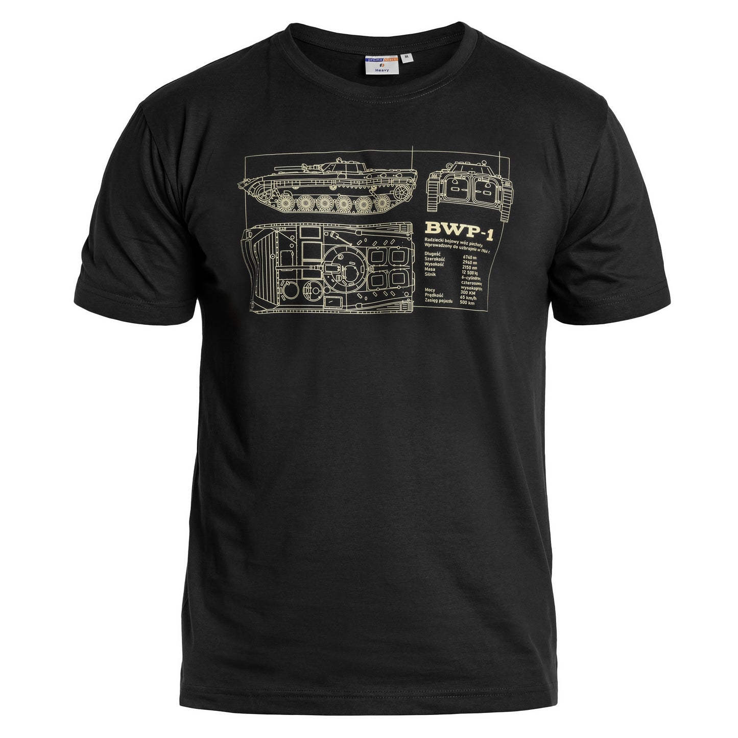 Koszulka T-shirt BWP-1 - Black