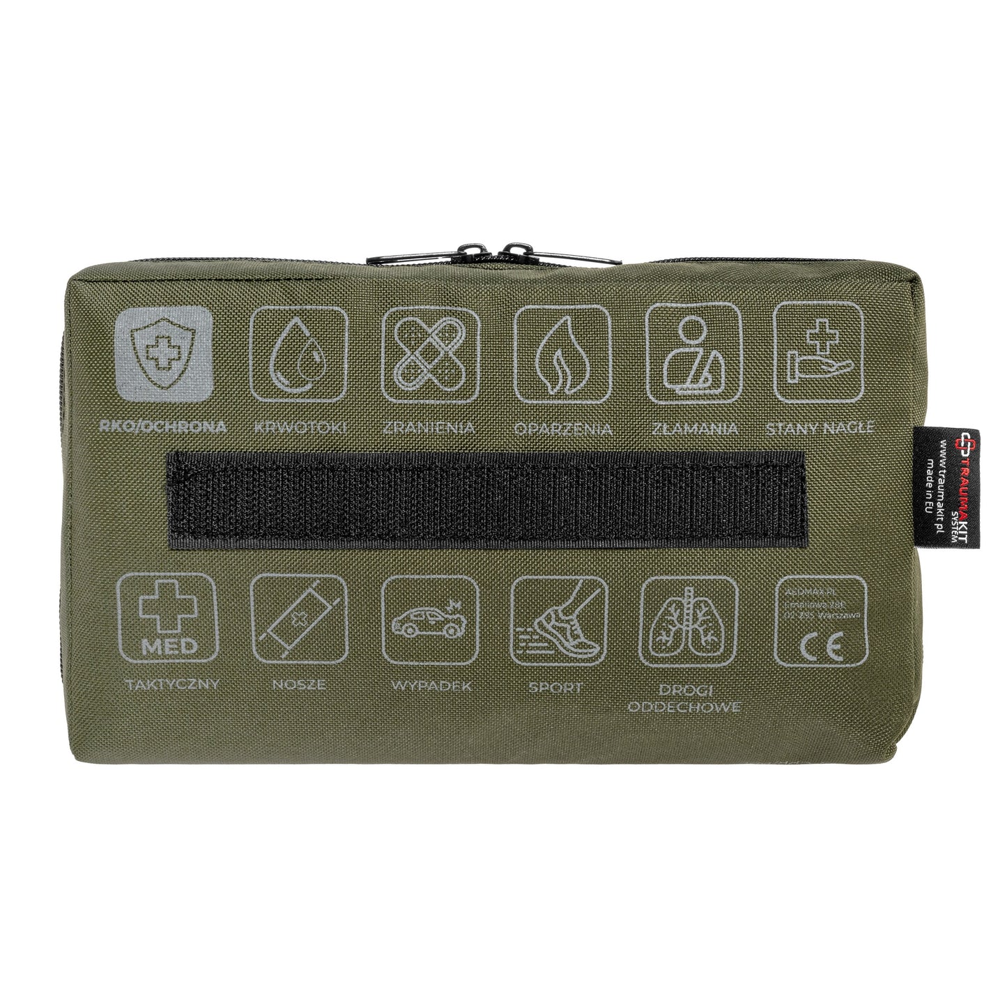Apteczka modułowa AedMax Trauma Kit A Zielona - RKO/Ochrona osobista