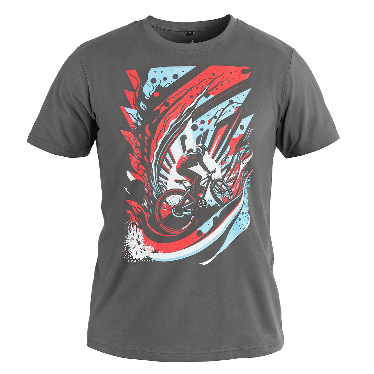 Koszulka T-shirt Voyovnik Rower Color - Szara