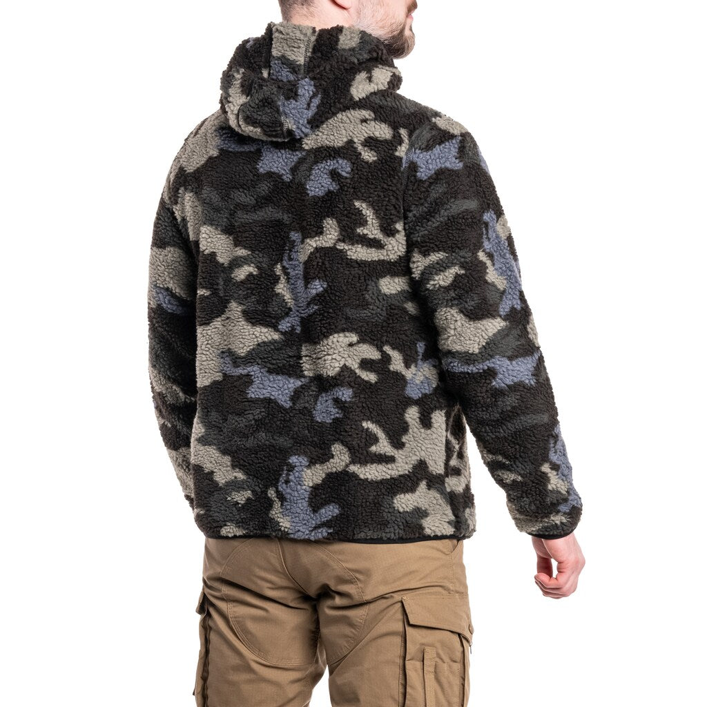 Polar Brandit Teddyfleece Worker Pullover - Dark Camo