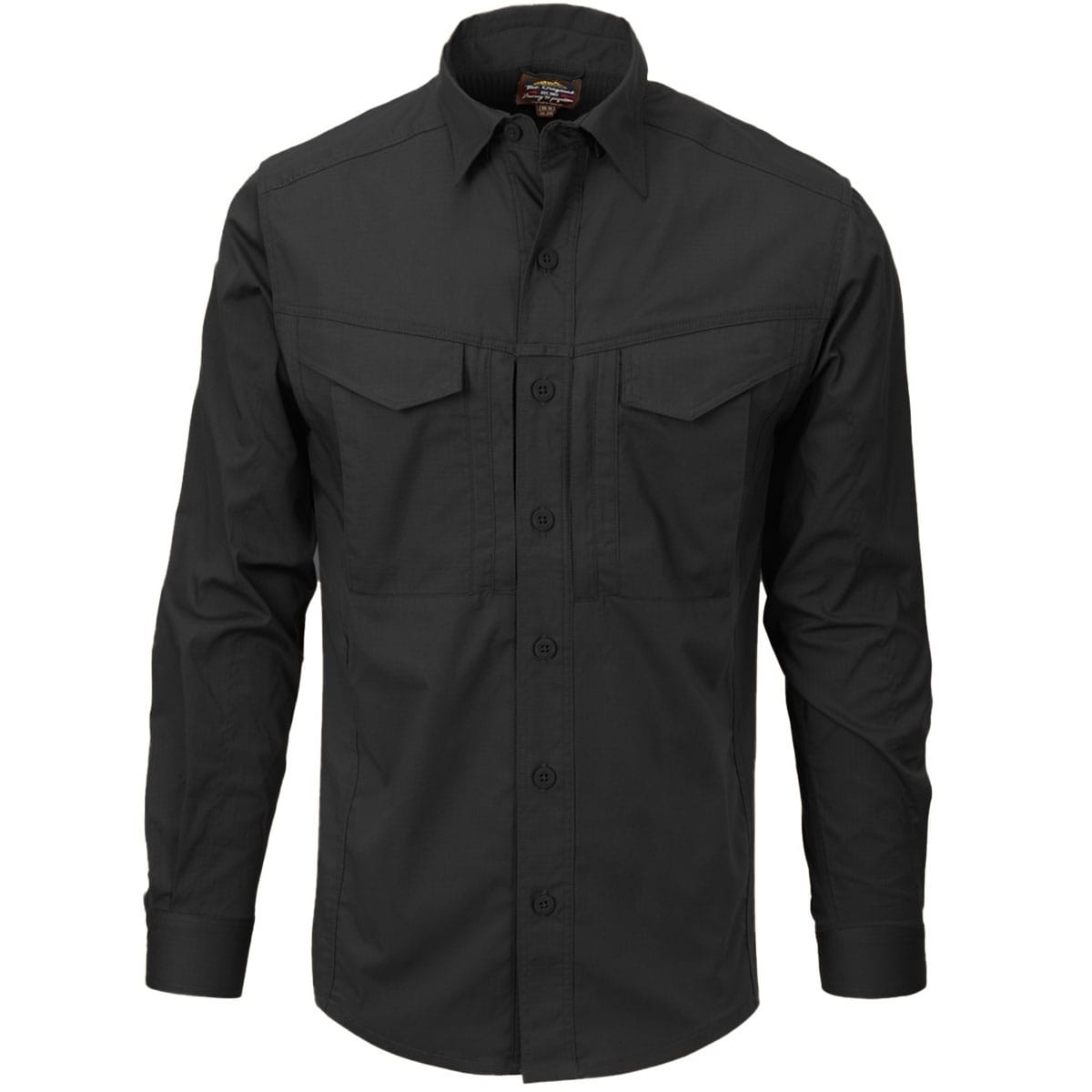 Koszula Helikon Defender Mk2 PolyCotton Ripstop Long Sleeve - Black