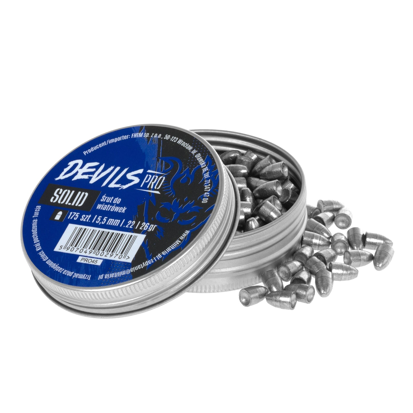 Śrut Devils Pro Solid 5,5 mm 175 szt.