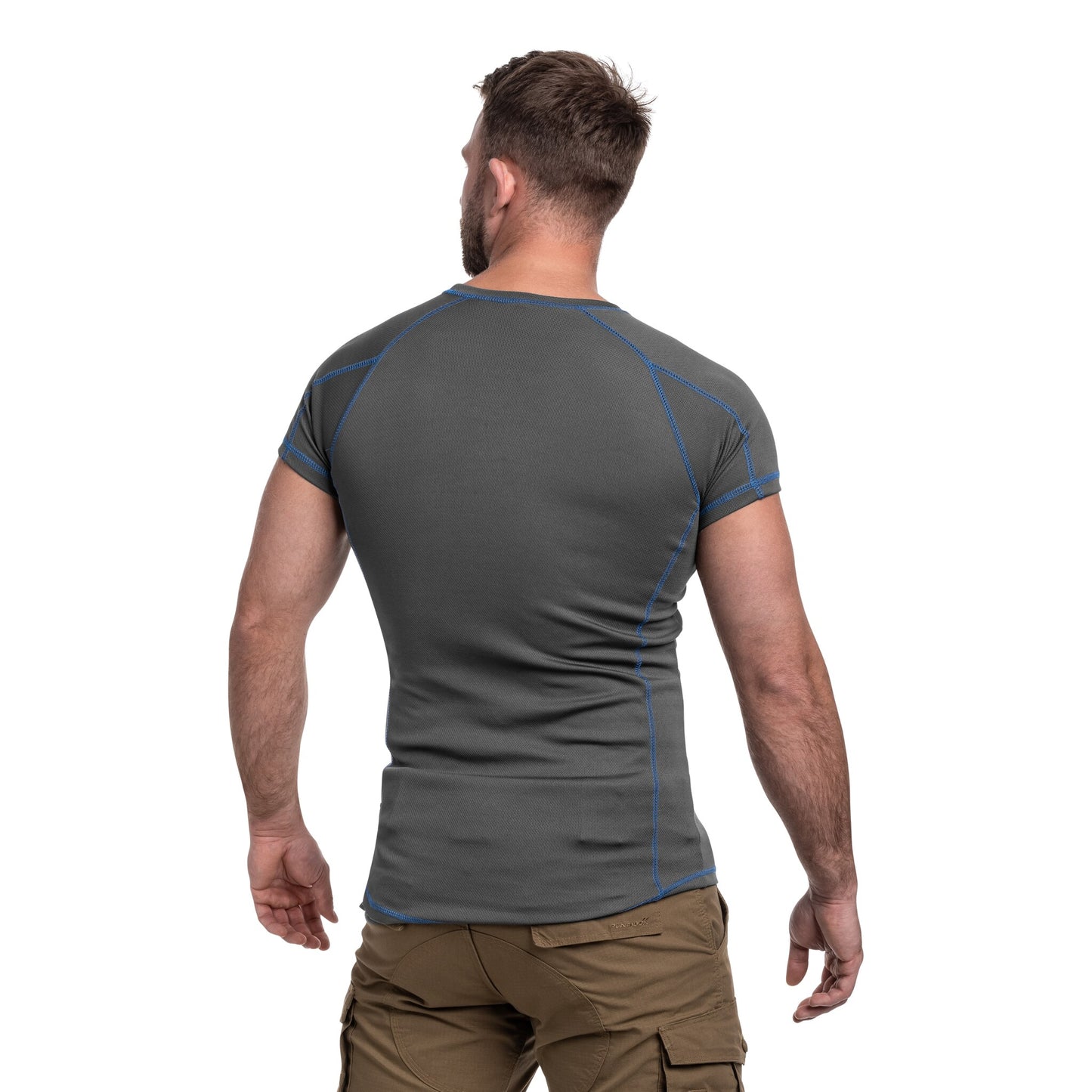 Koszulka termoaktywna Highlander Outdoor Pro 120 Base Layer - Grey