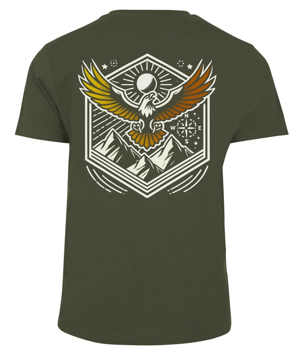 Koszulka T-shirt Voyovnik Summit Wings - Olive