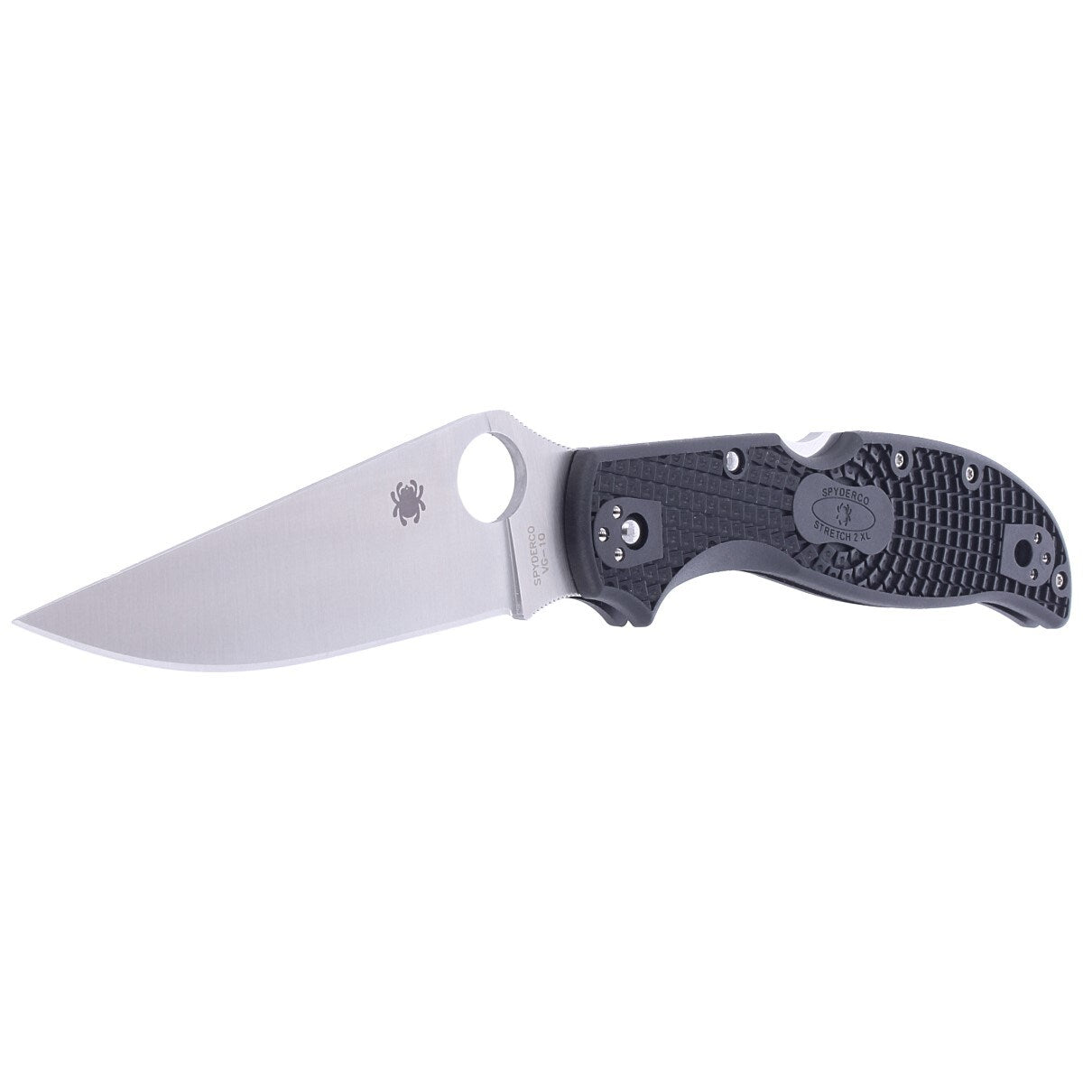 Nóż składany Spyderco Stretch 2 XL VG-10 - Black