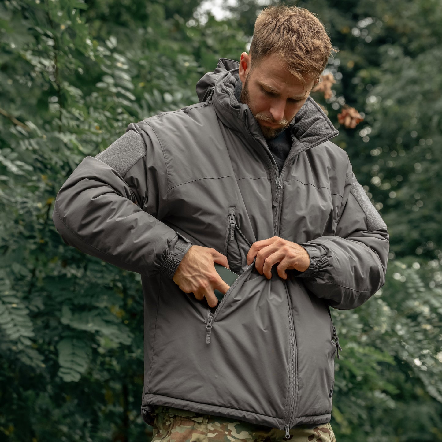 Kurtka Helikon Level 7 Climashield Apex 100 g - Shadow Grey