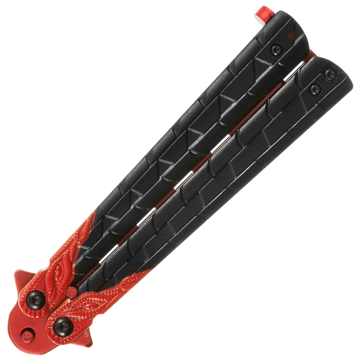 Nóż składany treningowy motylek Master Cutlery Dragon Red